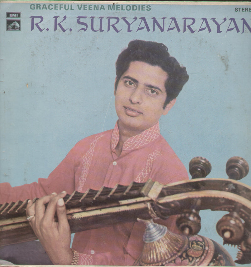 Graceful Veena Melodies R.K. Suryanarayan — Indian classical LP vinyl record cover