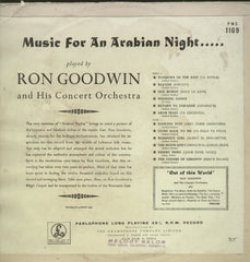 Music For An Arabian Night Played By Ron Goodwin And His Concert Orchestra - English Bollywood Vinyl LP