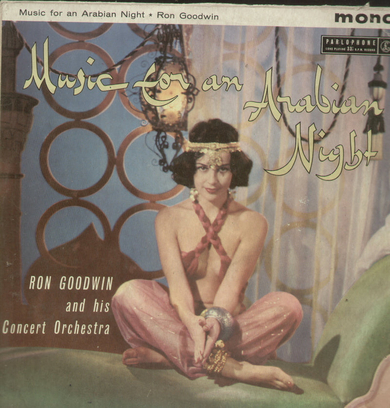 For An Arabian Night Played By Ron Goodwin And His Concert Orchestra — LP vinyl record cover