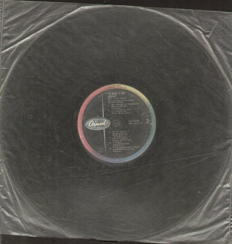 No Sleeve by To Whom It May Concern — LP vinyl record cover