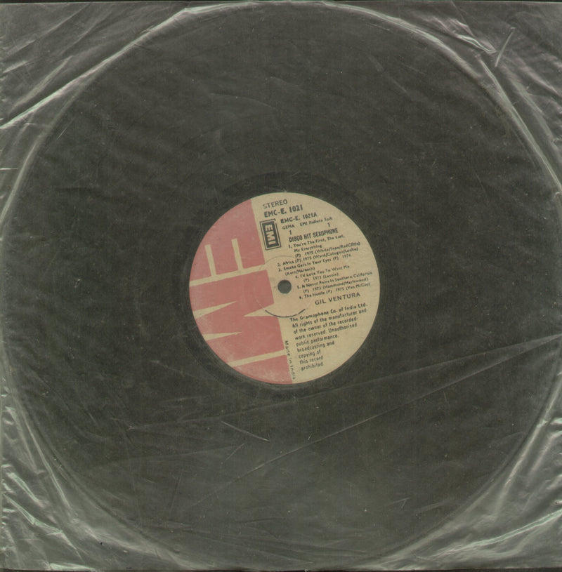 No Sleeve by Disco Hit Sexophone Gil Ventura — disco LP vinyl record cover