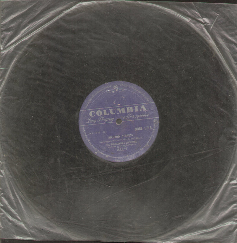 No Sleeve by Richard Strauss — LP vinyl record cover