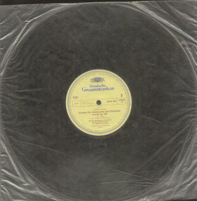 No Sleeve by Konzert fur Violoncello und Orchester — LP vinyl record cover