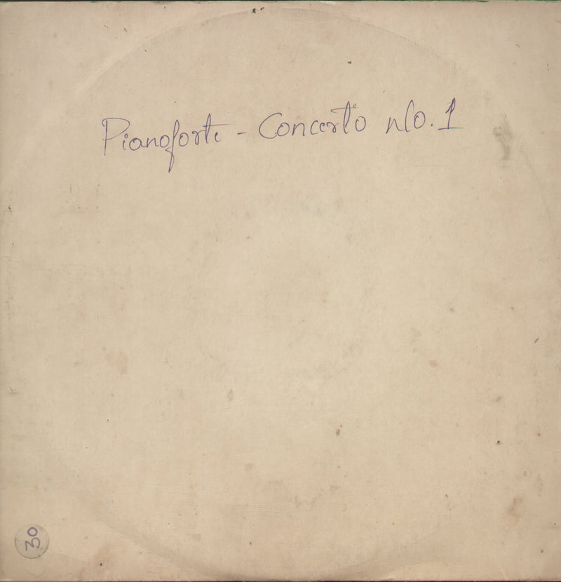 Pianoforte Concerto No.1 — LP vinyl record cover