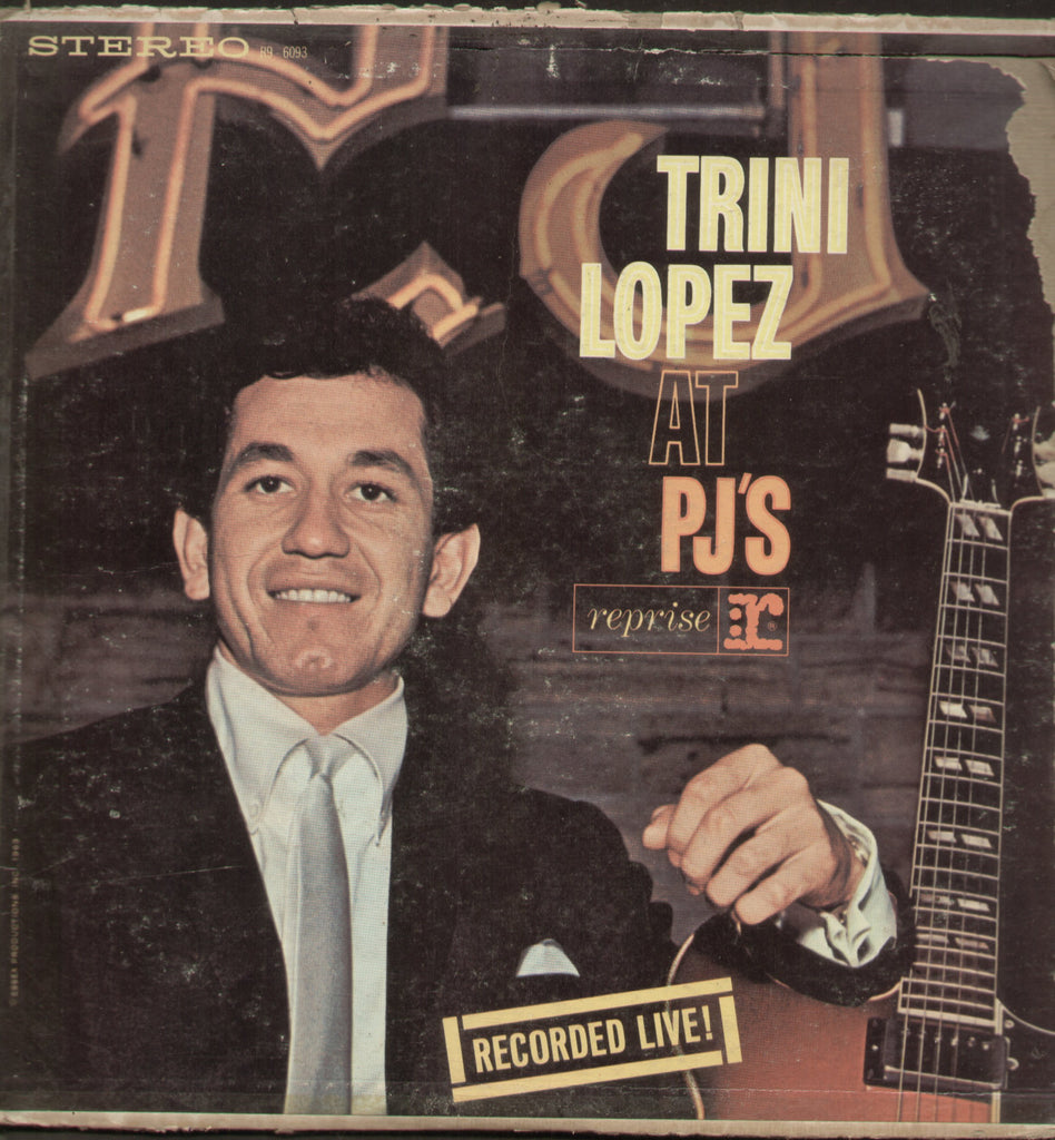 Trini Lopez at PJ'S - English Bollywood Vinyl LP