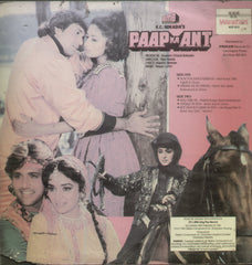 Paap Ka Ant - Hindi Bollywood Vinyl LP