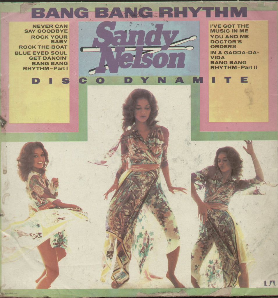 Sandy Nelson Disco Dynamite - English Bollywood Vinyl LP