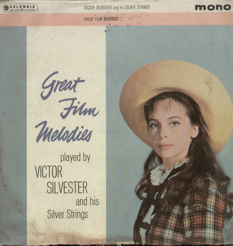 Great Film Melodies Played By Victor Silverster And His Silver Strings — LP vinyl record cover