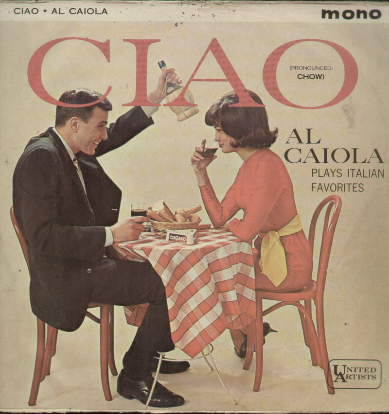 Ciao Al Caiola Plays Italian Favorites — LP vinyl record cover