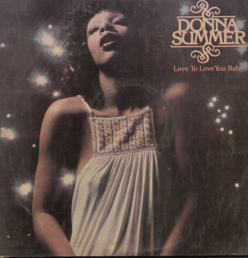 Donna Summer Love To Love You Baby — LP vinyl record cover