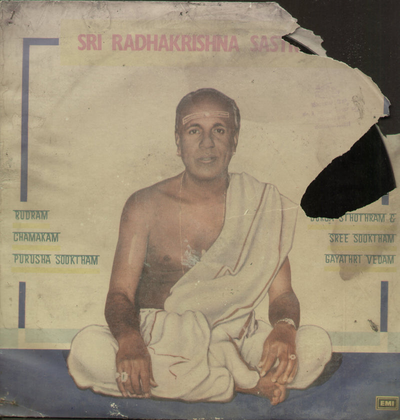 Sanskrit by Sri Radhakrishna Sastrigal — LP vinyl record cover