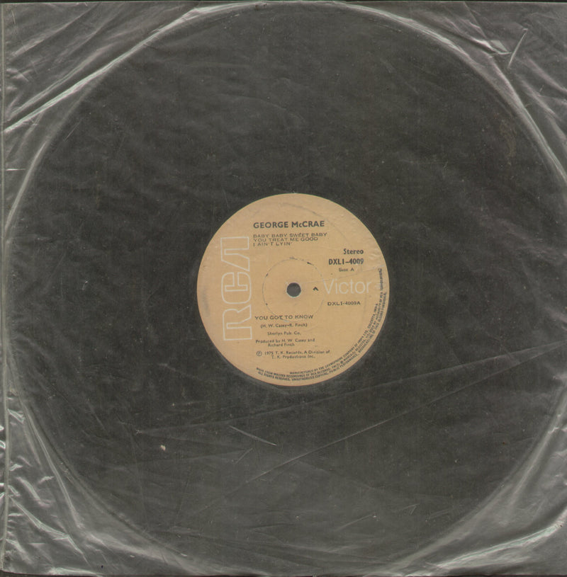 No Sleeve by George McCrae — LP vinyl record cover