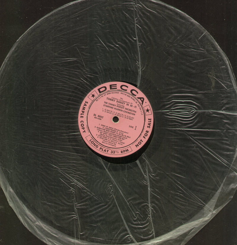 No SleeveT by Tommy Dorsey In Hi Fi — LP vinyl record cover