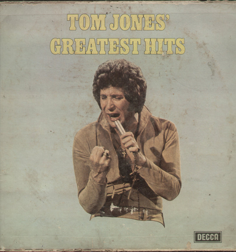 Tom Jones Greatest Hits — LP vinyl record cover