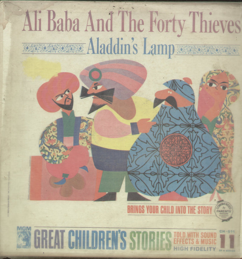 Ali Baba and The Forty Thieves — LP vinyl record cover