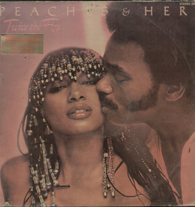 Peaches and Herb Twice The Fire — LP vinyl record cover