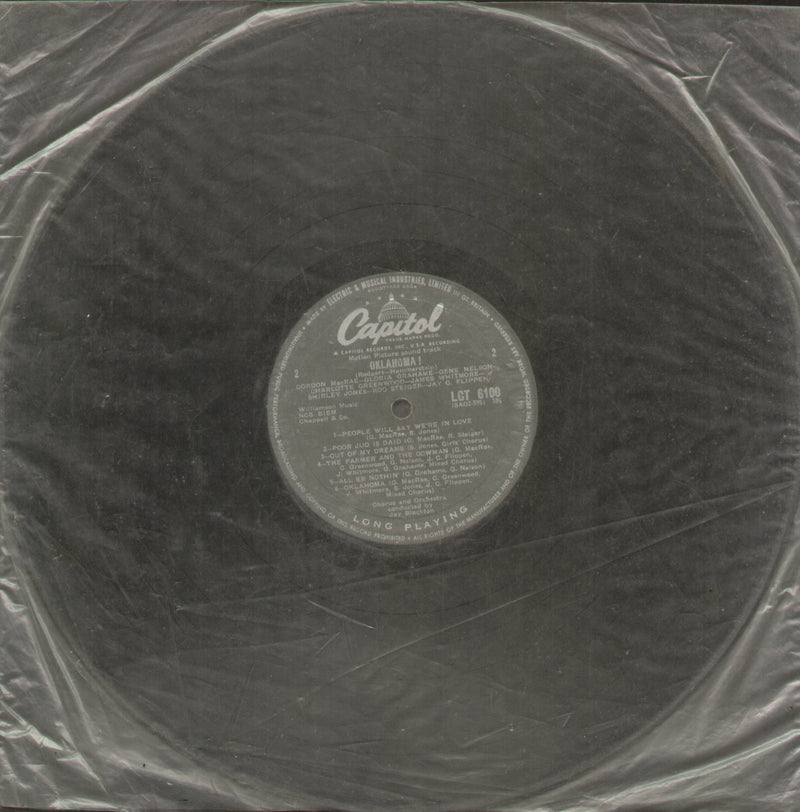 No Sleeve by Oklahoma — LP vinyl record cover