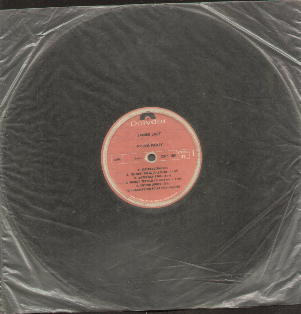 James Last Polka Party - English Bollywood Vinyl LP - No Sleeve