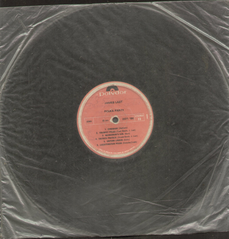 No Sleeve by James Last Polka Party — LP vinyl record cover