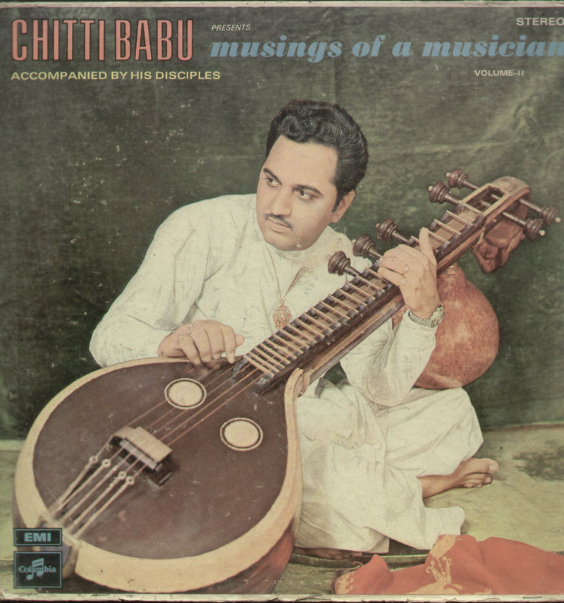 Chittibabu Musings of a Musician — instrumental LP vinyl record cover