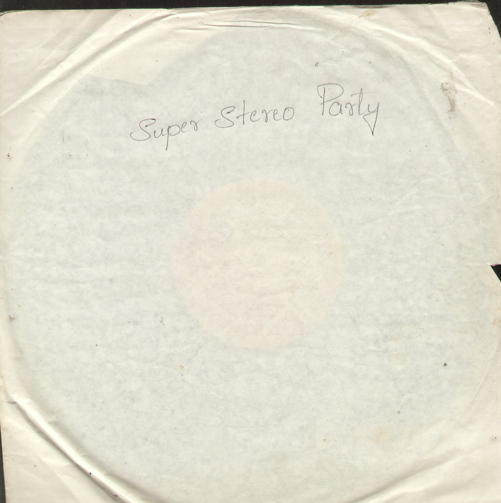 Super Stereo Party - English Bollywood Vinyl LP - No Sleeve