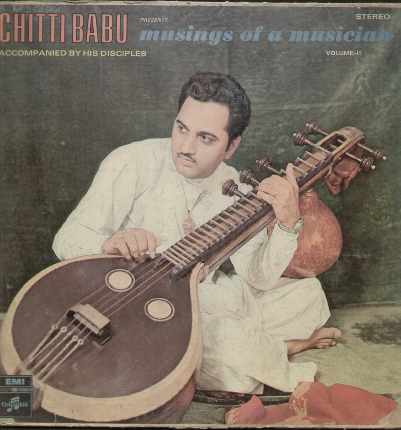 Chittibabu Musings of a Musician — instrumental LP vinyl record cover