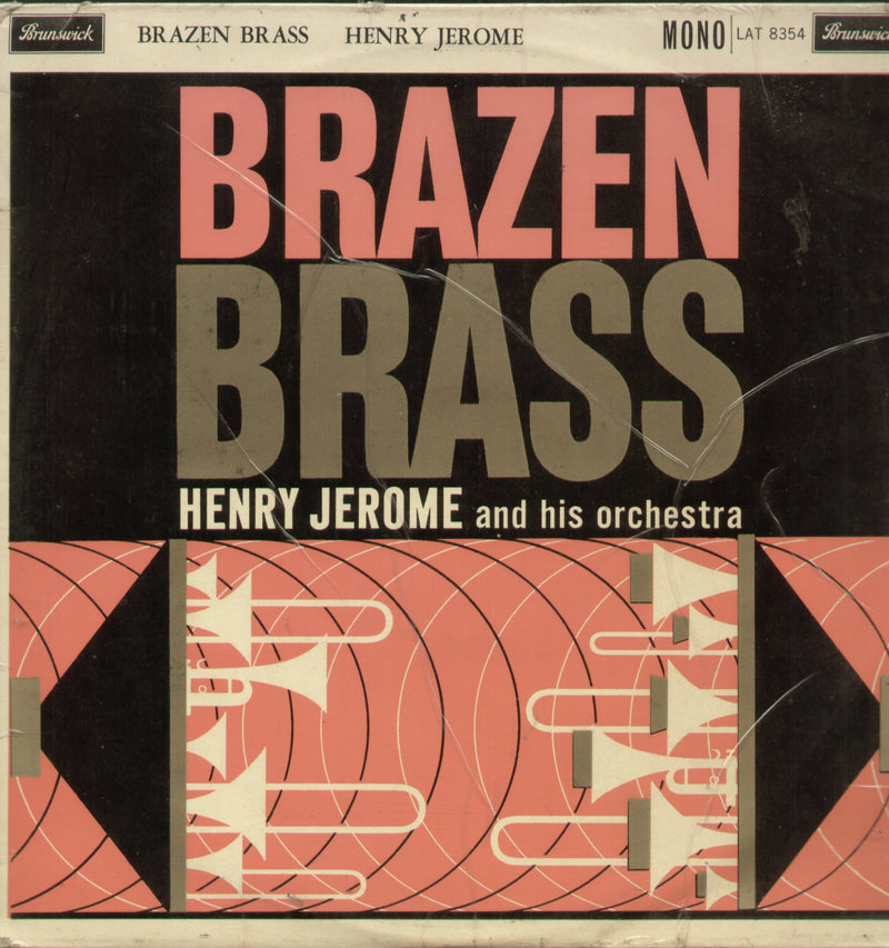 Brazen Brass Henry Jerome — LP vinyl record cover