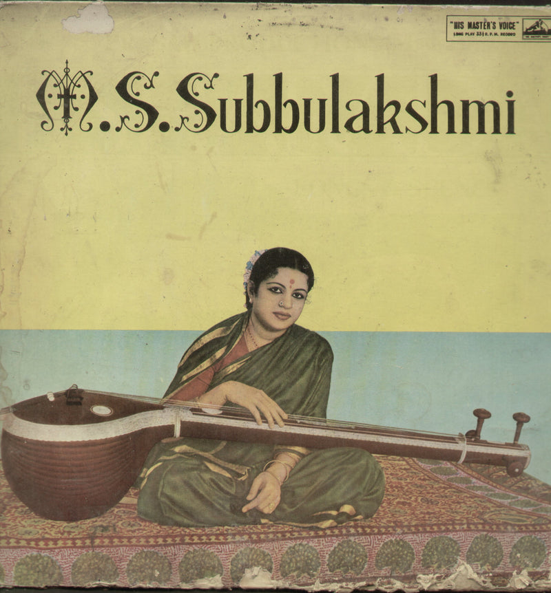 M.S. Subbulakshmi — devotional LP vinyl record cover