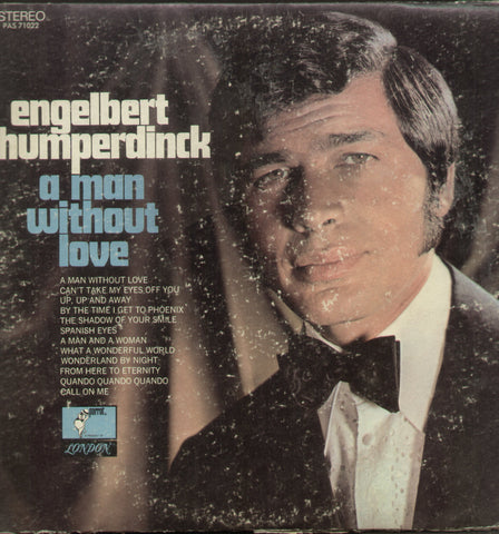 Engelbert Humperdinck a Man Without Love - English Bollywood Vinyl LP