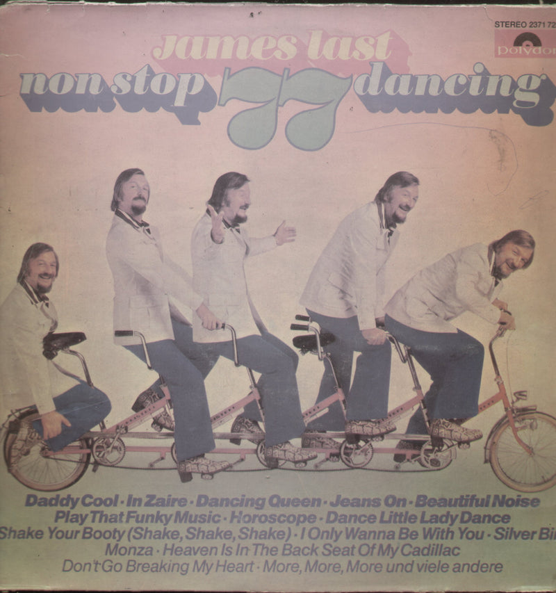 James Last Non stop 77 Dancing — LP vinyl record cover
