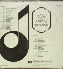 Saaz Aur Aawaaz Songs From Hindi Films - Compilations Bollywood Vinyl LP