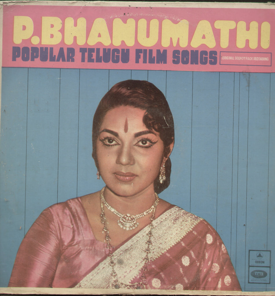 P. Bhanumathi Popular Telugu Film Songs - Telugu Bollywood Vinyl LP