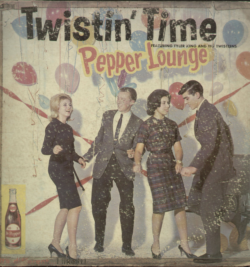 Twistin Time Pepper Lounge — LP vinyl record cover