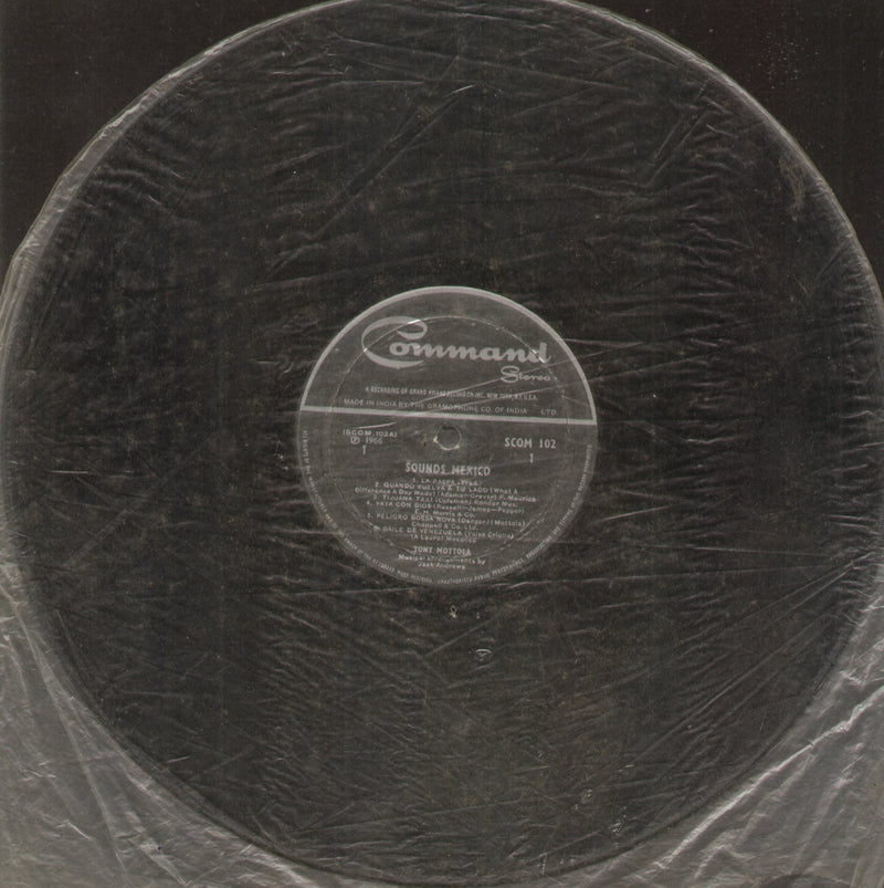 No Sleeve by Sounds Mexico Tony Mottola — LP vinyl record cover