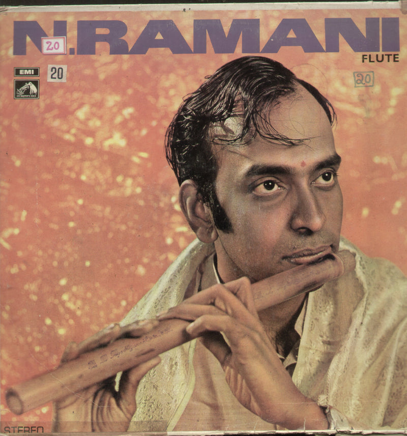N. Ramani (Flute) — instrumental LP vinyl record cover