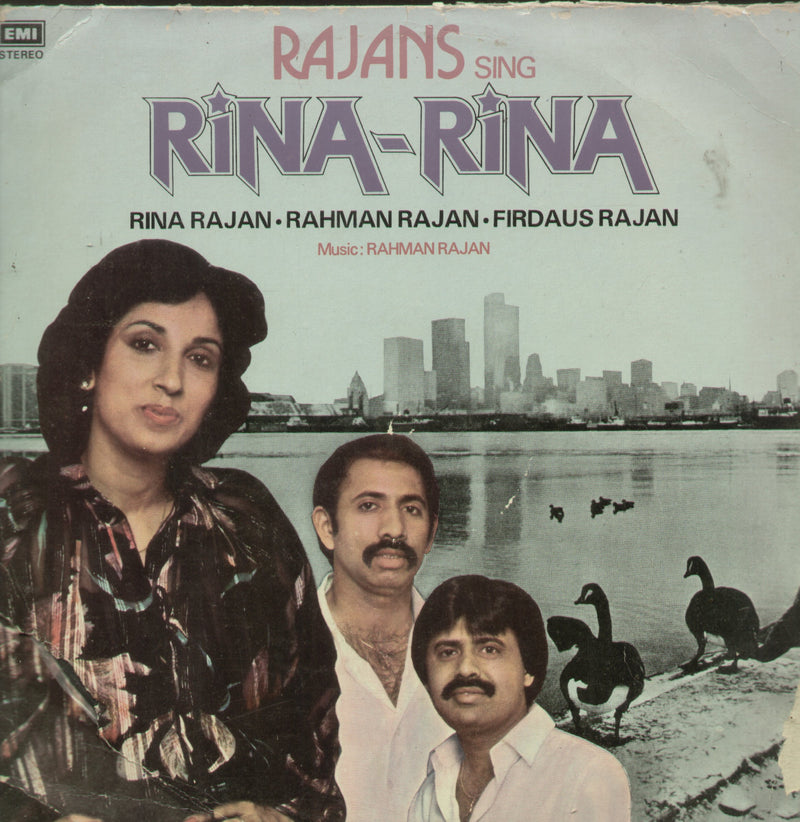 Rajans Sing Rina Rina — Ghazal LP vinyl record cover