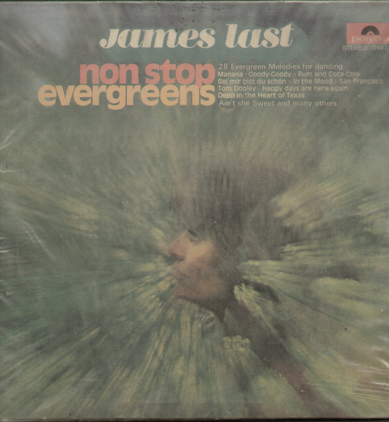James Last Non Stop Evergreen — LP vinyl record cover