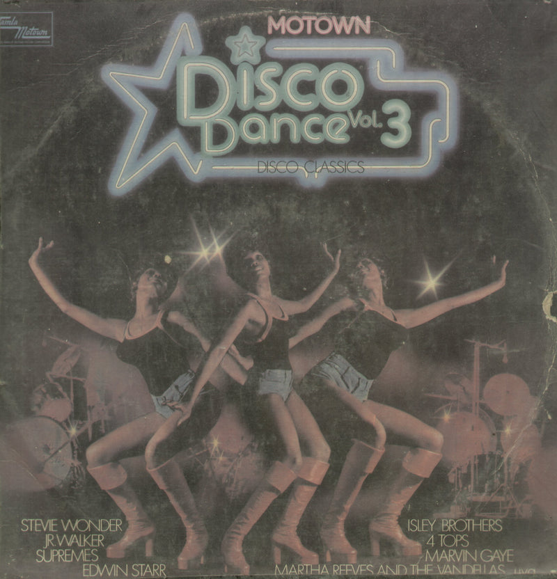 Disco Dance Vol. 3 Motown Disco Classics — disco LP vinyl record cover