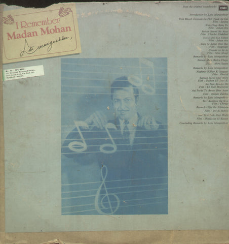 I Remember Madan Mohan Lata Mangeshkar - Hindi Compilations Bollywood Vinyl LP