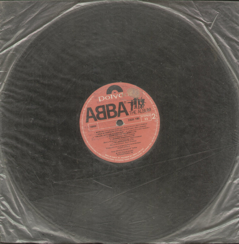 No Sleeve by Abba The Album — LP vinyl record cover