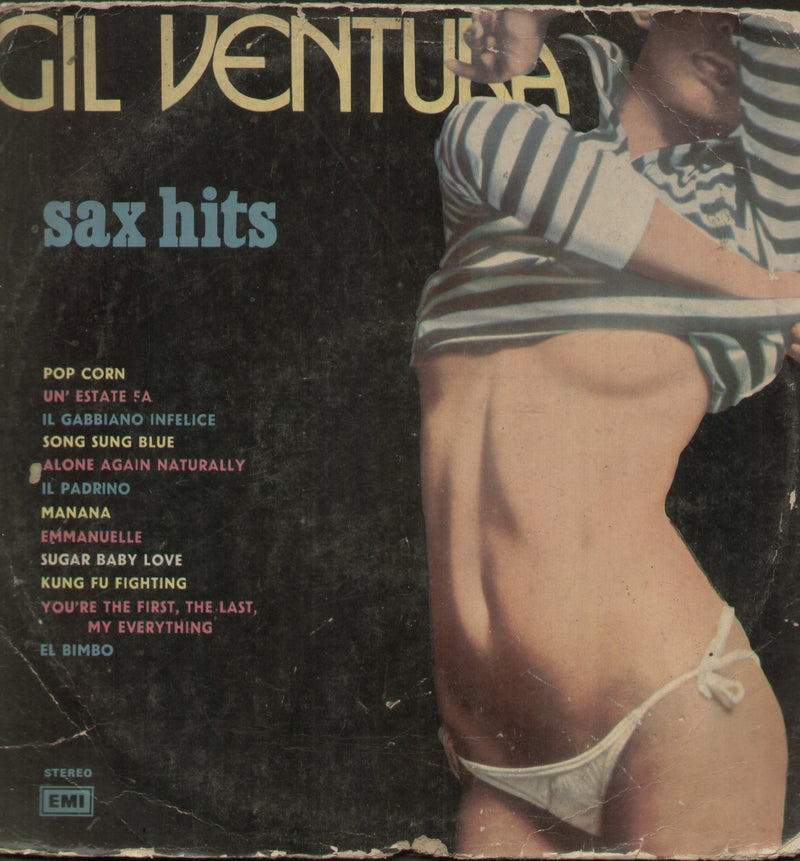 Gil Ventura Sax Hits — LP vinyl record cover