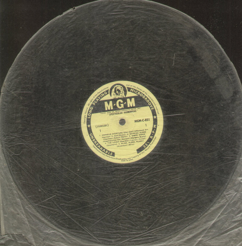 No Sleeve by Spectacular Harmonicas — LP vinyl record cover