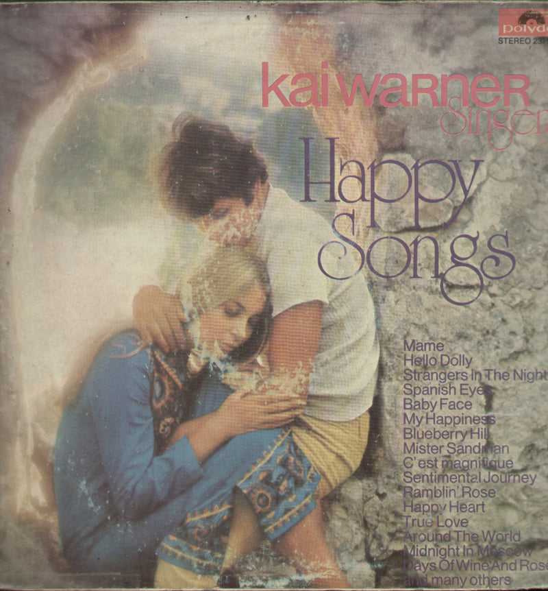 Kai Warner Singers Happy — LP vinyl record cover