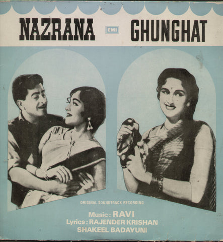 Nazrana and Ghunghat - Hindi Bollywood Vinyl LP