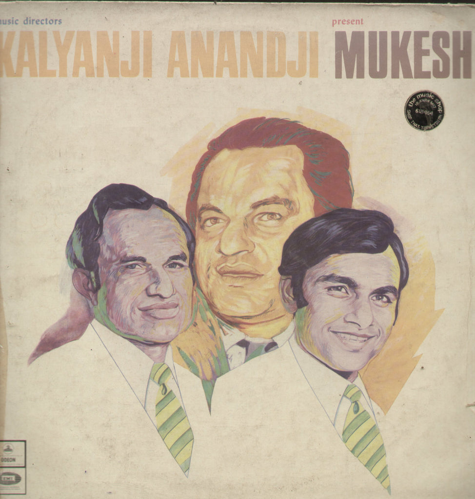 Kalyanji Anandji Present Mukesh - Compilations Bollywood Vinyl LP