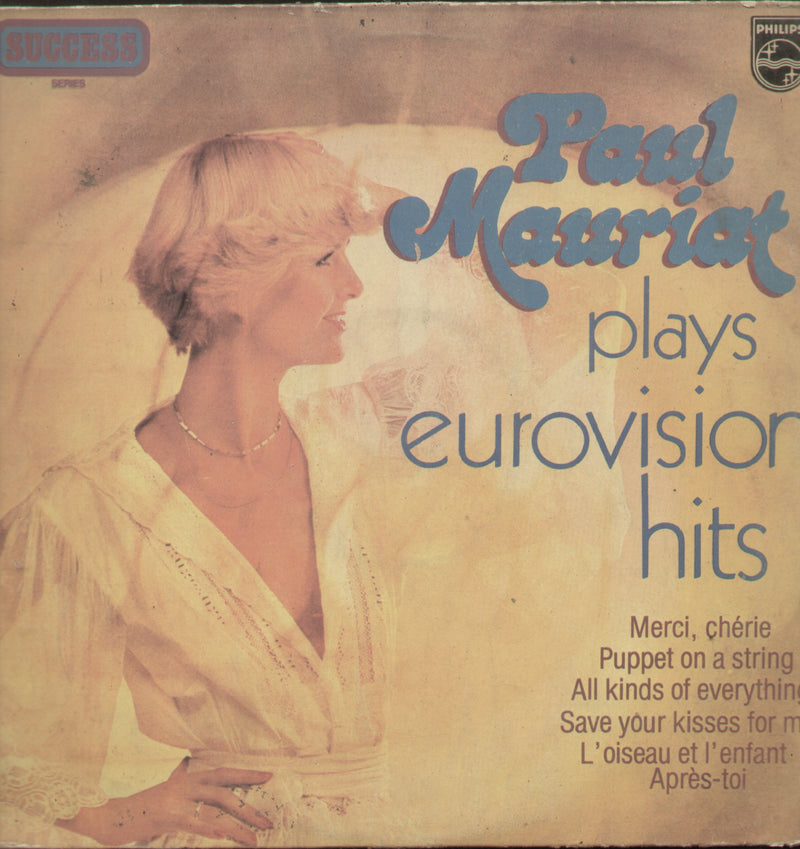 Paul Mauriat Plays Eurovision Hits — LP vinyl record cover