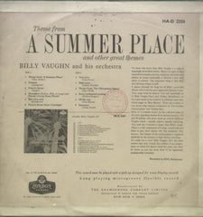 A Summer Place and Other Great Themes - English Bollywood Vinyl LP