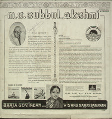 Bhaja Govindam and Vishnu Sahasranamam - Religious Bollywood Vinyl LP