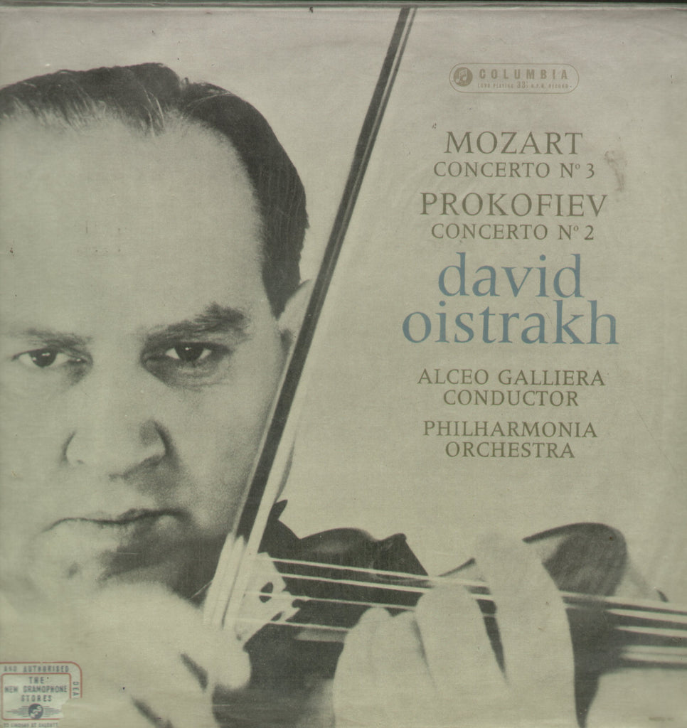 Mozart Concerto No 3 Prokofiev Concerto No 2 - English Bollywood Vinyl LP