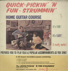 Quick - Pickin' n Fun - Strummin' Home Guitar Course - English Bollywood Vinyl LP - Dual LPs